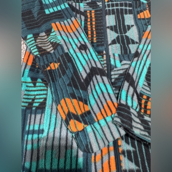 Columbia Boys' Castle Dale Printed Full Zip Fleece Size M (10-12) - Picture 3 of 7